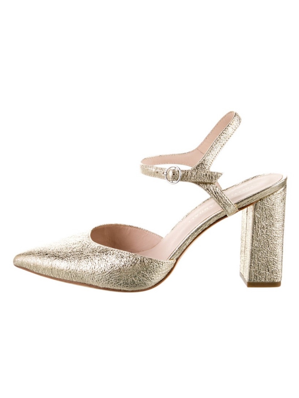 Loeffler Randall Brushed Gold Heels